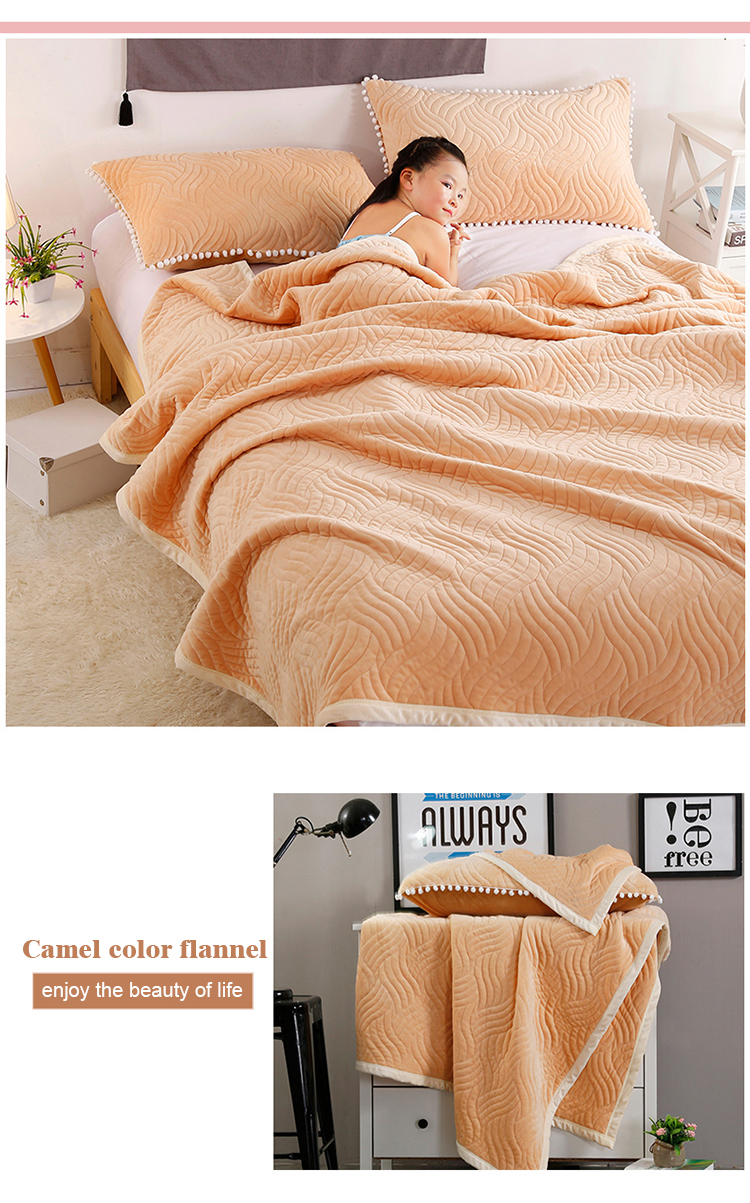 Plush Flannel Blanket Winter King Size