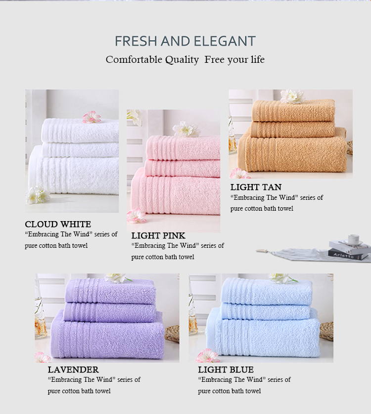 Comfortable Luxury Decorative Bathroom Towels