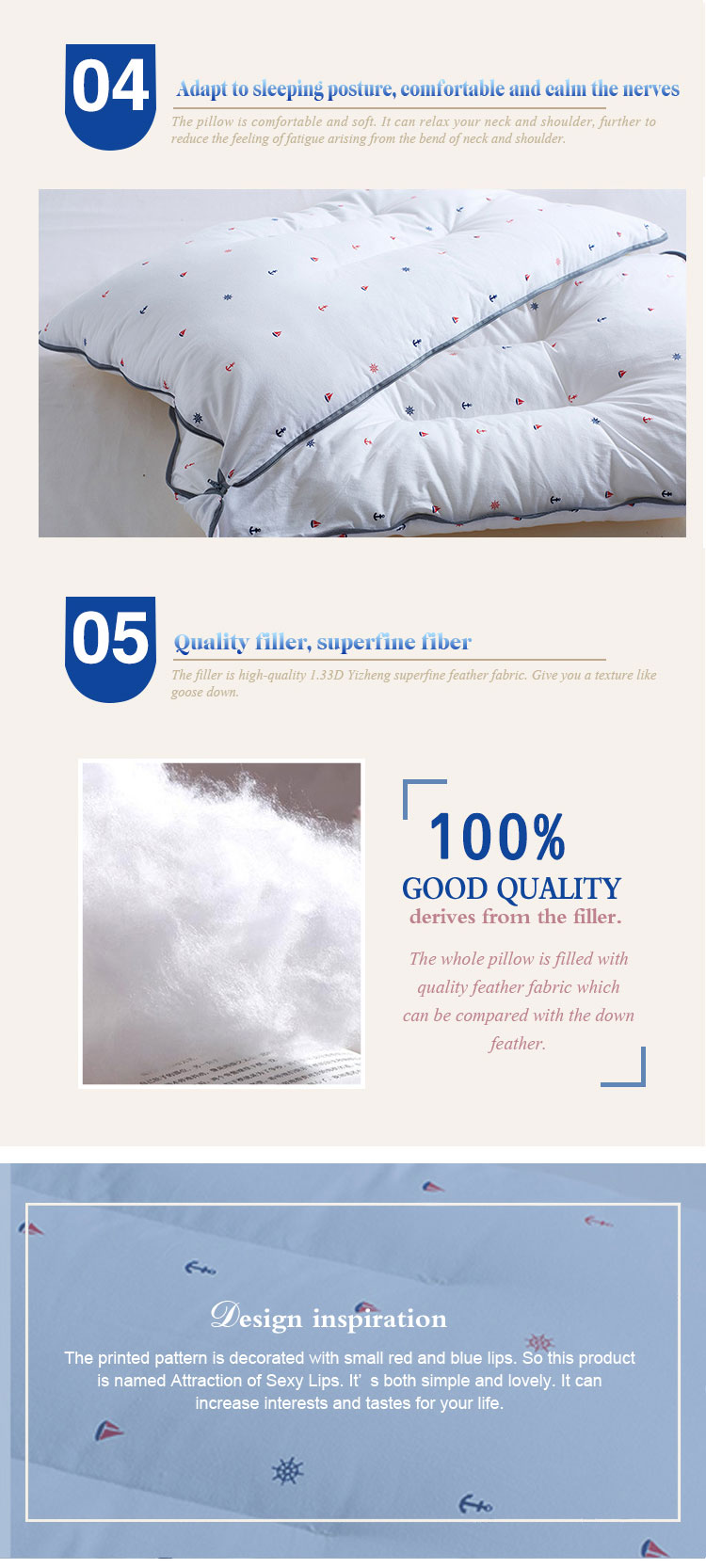 Professional Luxurious Soft Bed Pillows