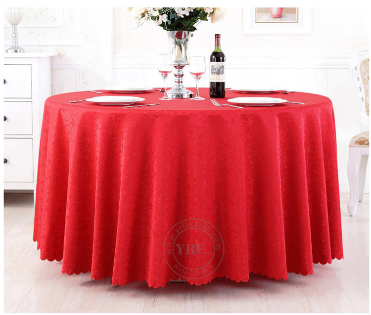 Red Lace Tablecloth
