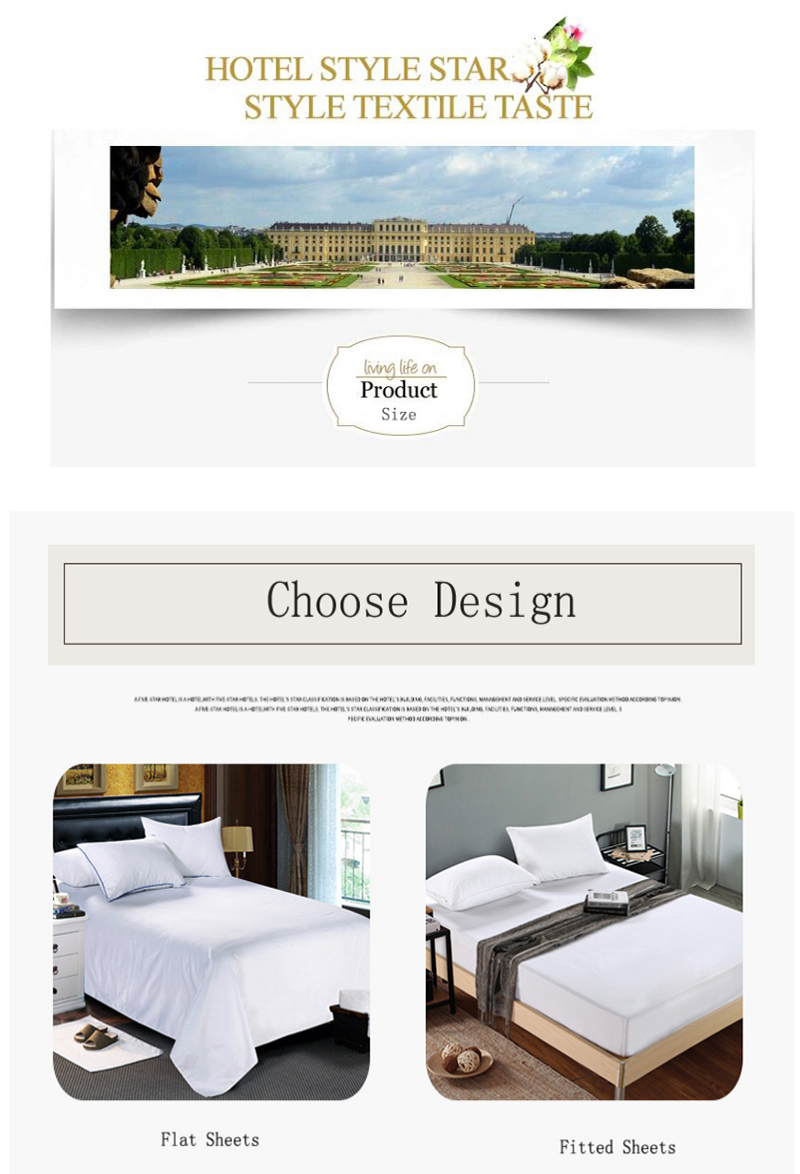 Hotel Inspired 4PCS Cotton Bedding