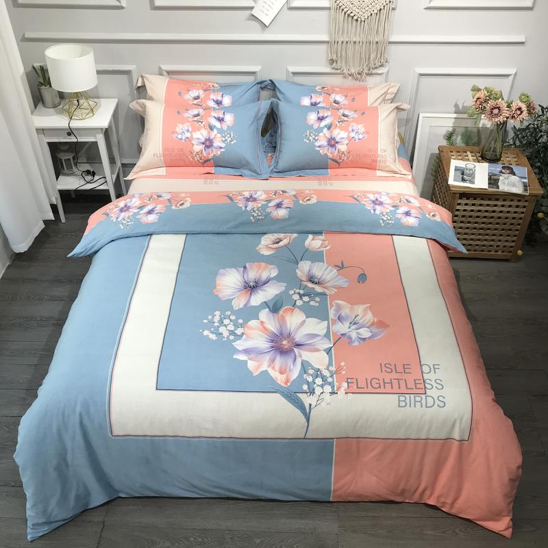 Home Cotton Fabric Bed Linen Sets