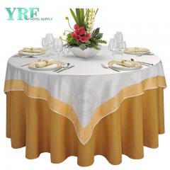 Runder dekorativer Hochzeits-Tischdecke