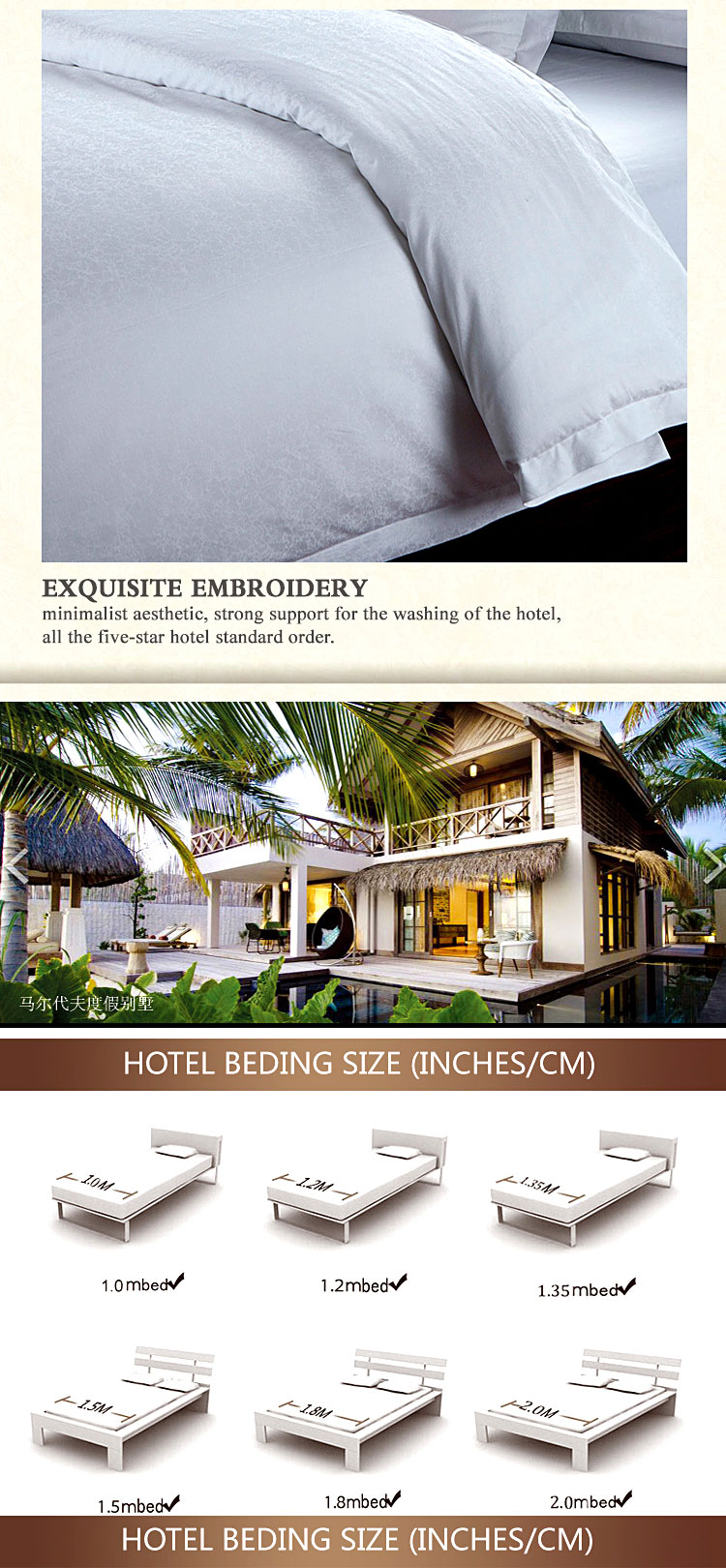 Luxurious Hotel Jacquard Duvet Cover
