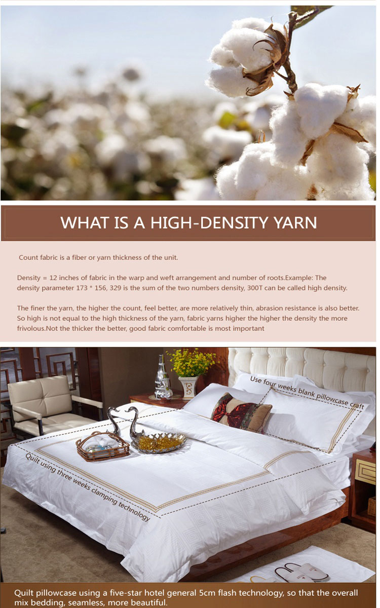 Stripe Jacquard White Luxury Bedding
