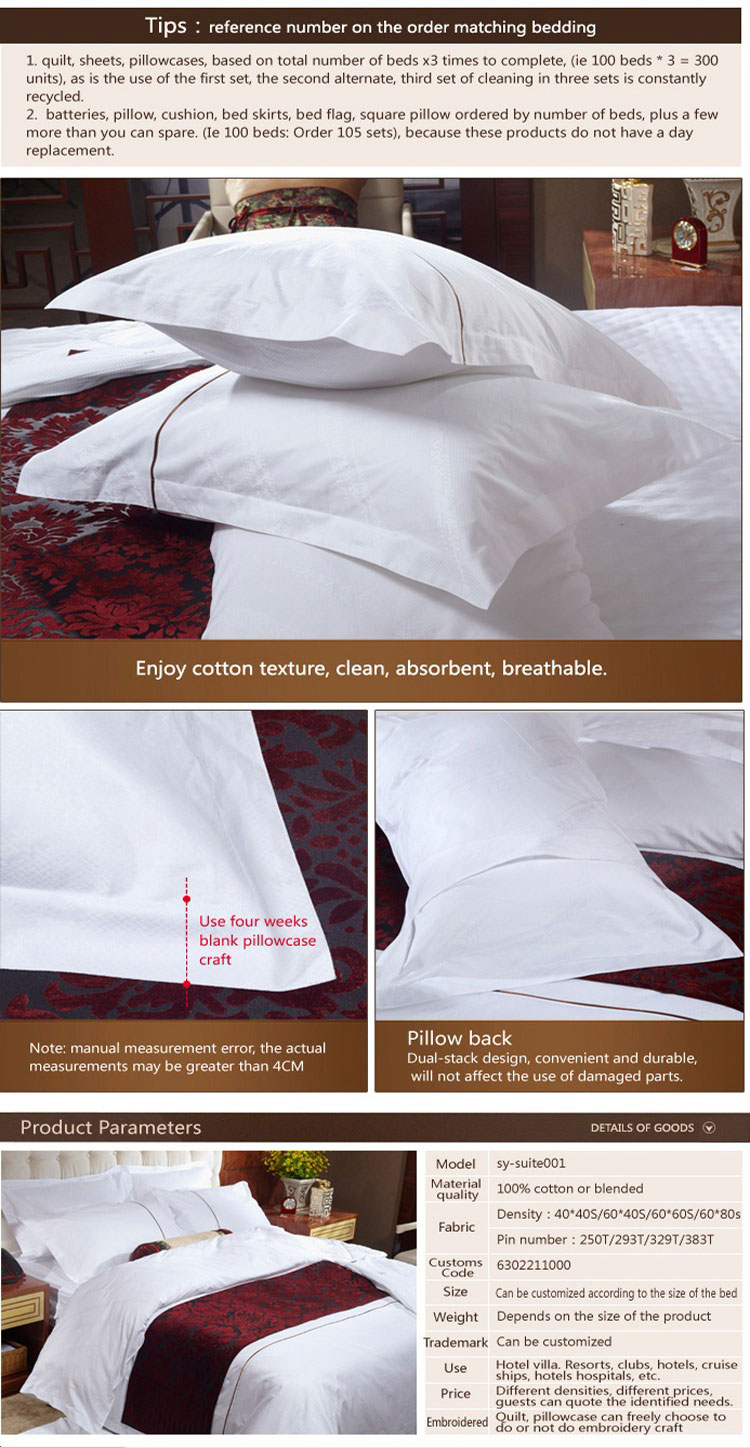 Durable Jacquard White Double Bed Sheet