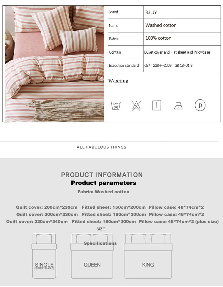 Durable 100% Cotton Pink Bed Sheets Queen