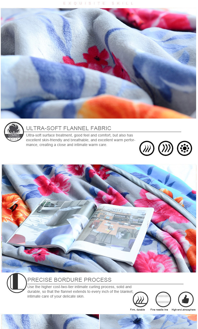 Sumptuously Soft Plush Winter Flannel Blankets