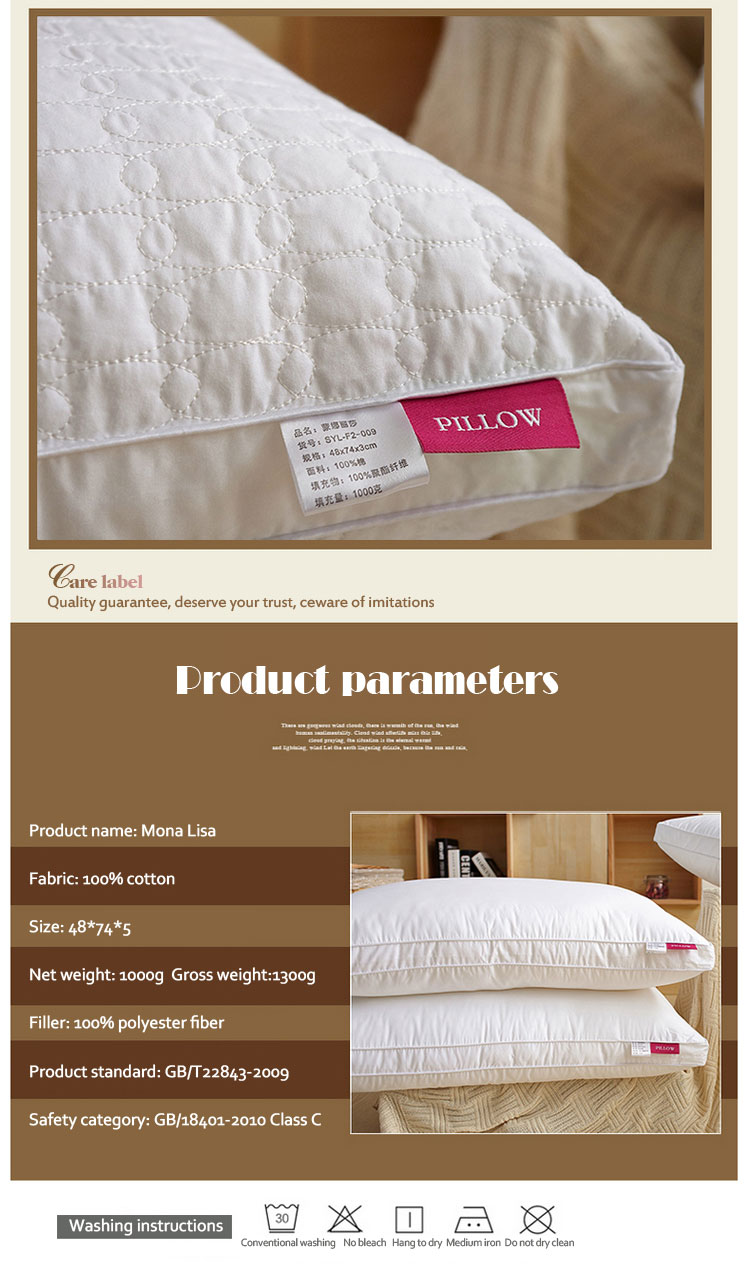 OEM 5 Star Hotel Good Quality Pillows