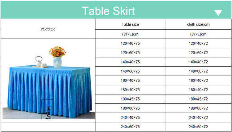 Custom Sequin Table Skirt