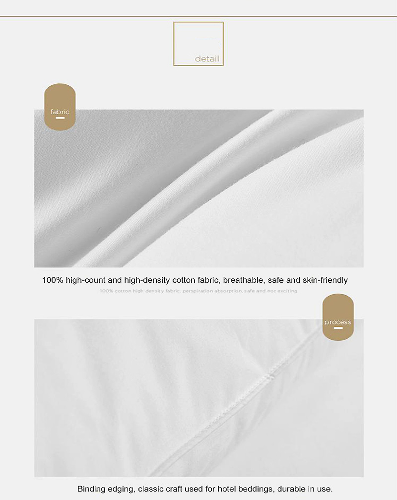 5 Star Standard Size Hotel Pillow Microfiber