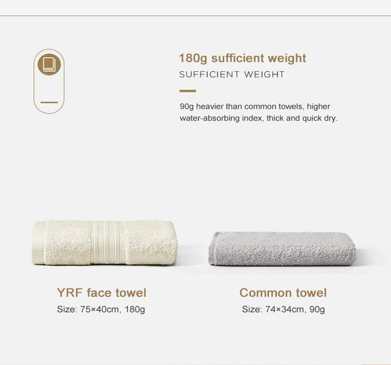 5 Star Hotel Solid Color Hotel Hair Towel