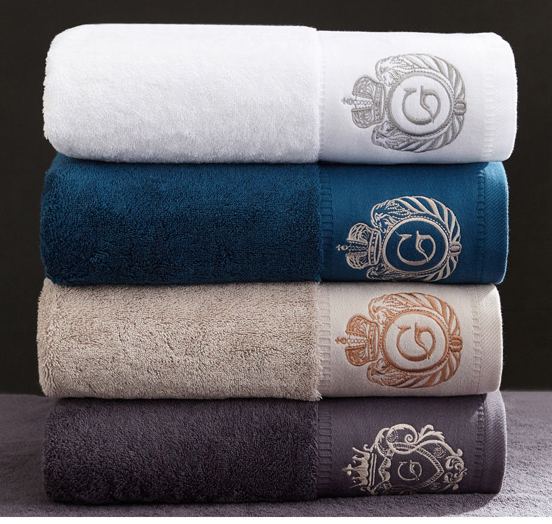 Plain Terry Cloth Hotel Spa Towel Sets