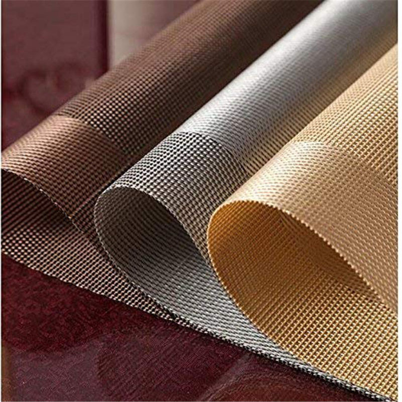 Non-fading Brown And Cream Placemats Hotel