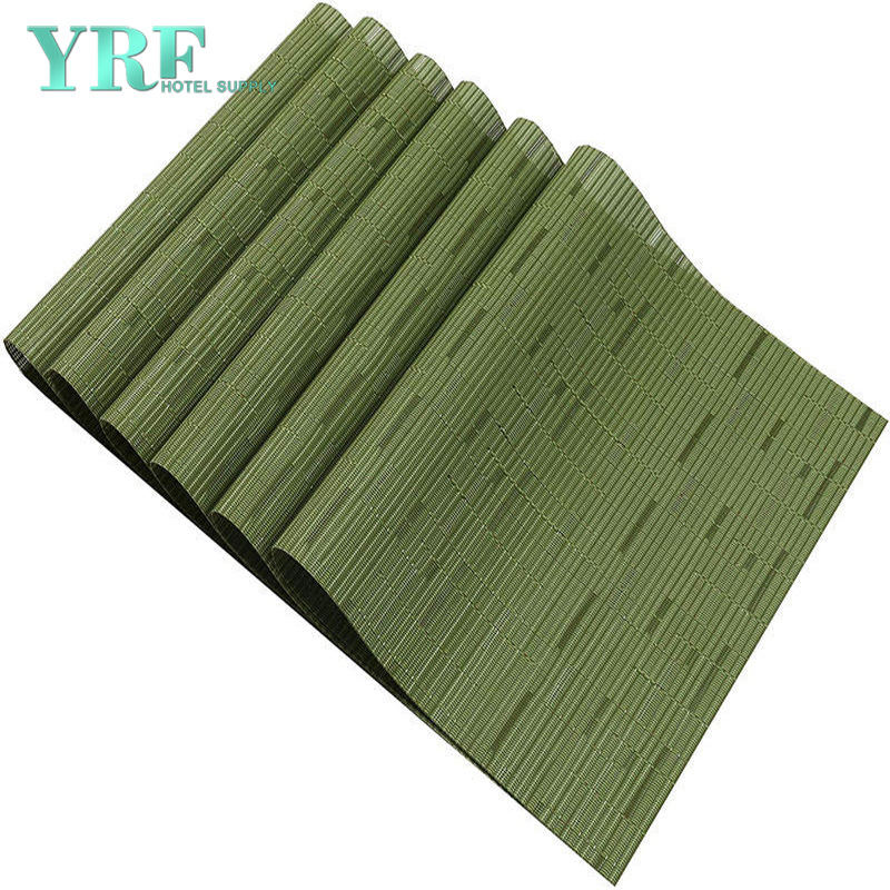 Party Green Beaded Placemats Oblong