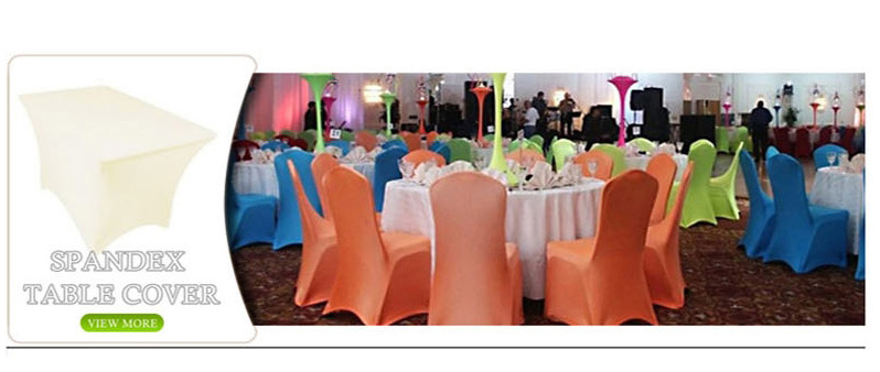 Wrinkle resistant Fit Banquet Chair Cover