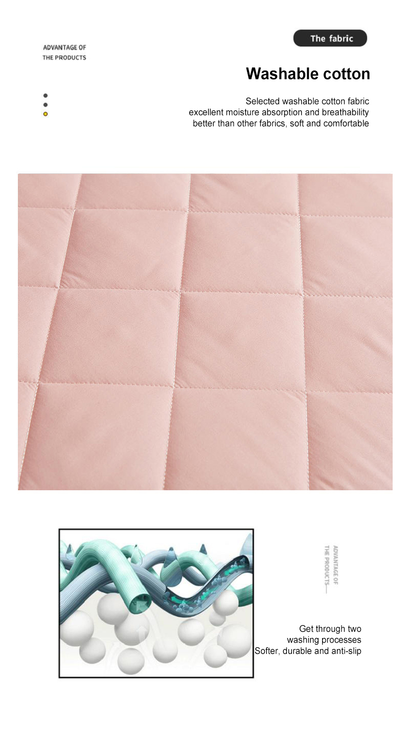 Easy to Carry Roll Foldable Quilted Pad