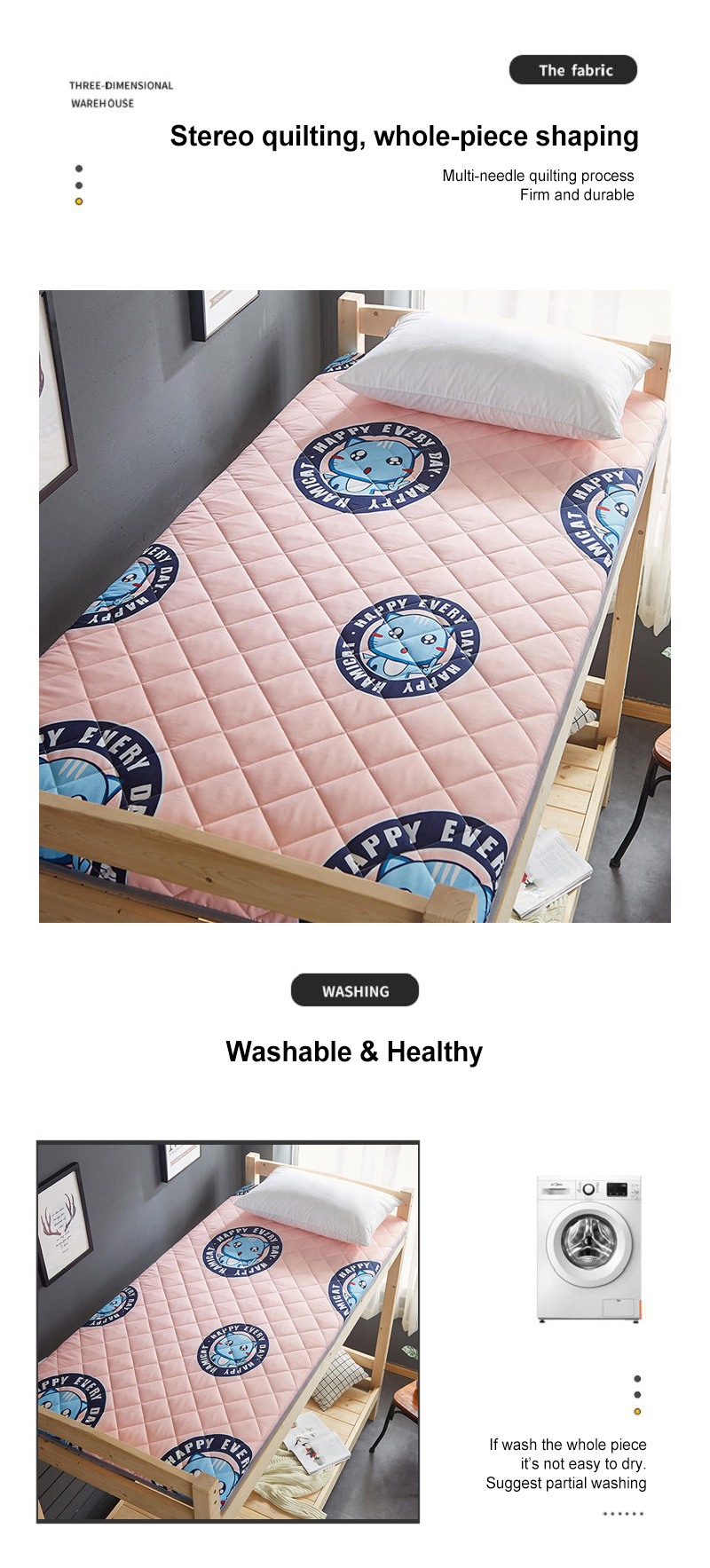 Roll Foldable Bunk bed Mattress Soft