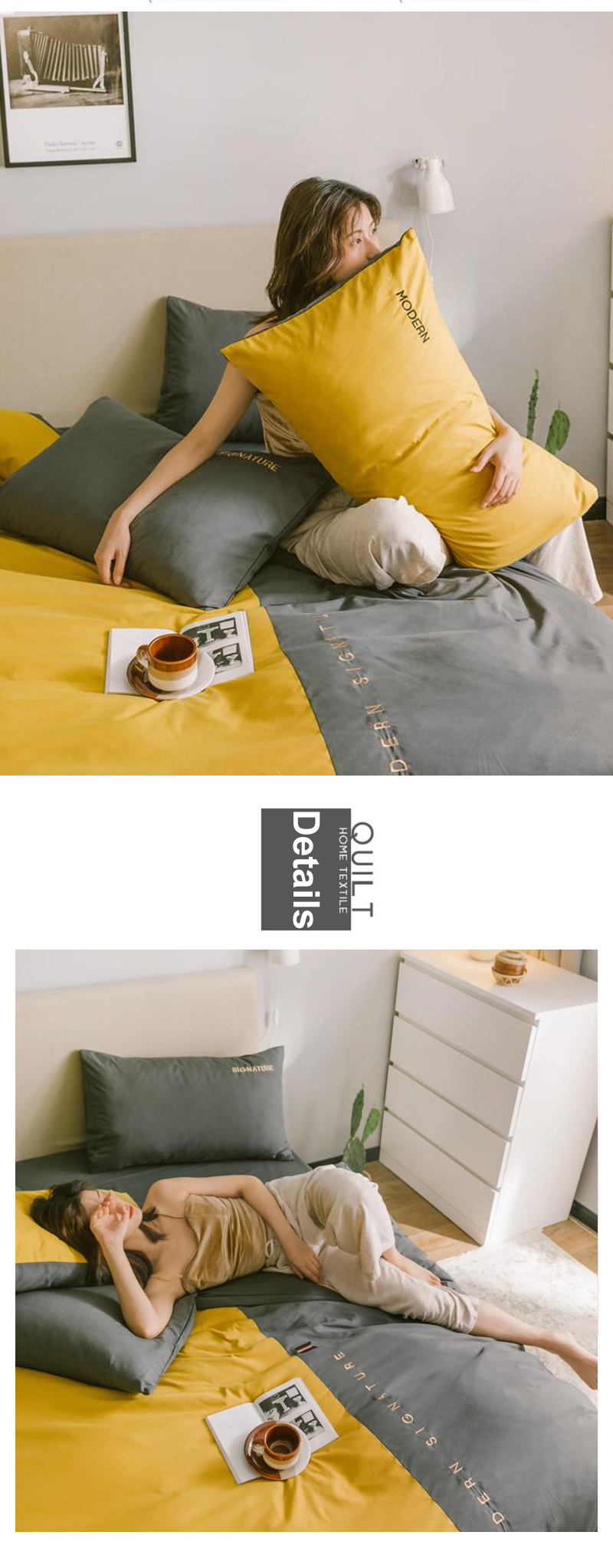 Solid Color Bed Sheets For Apartment