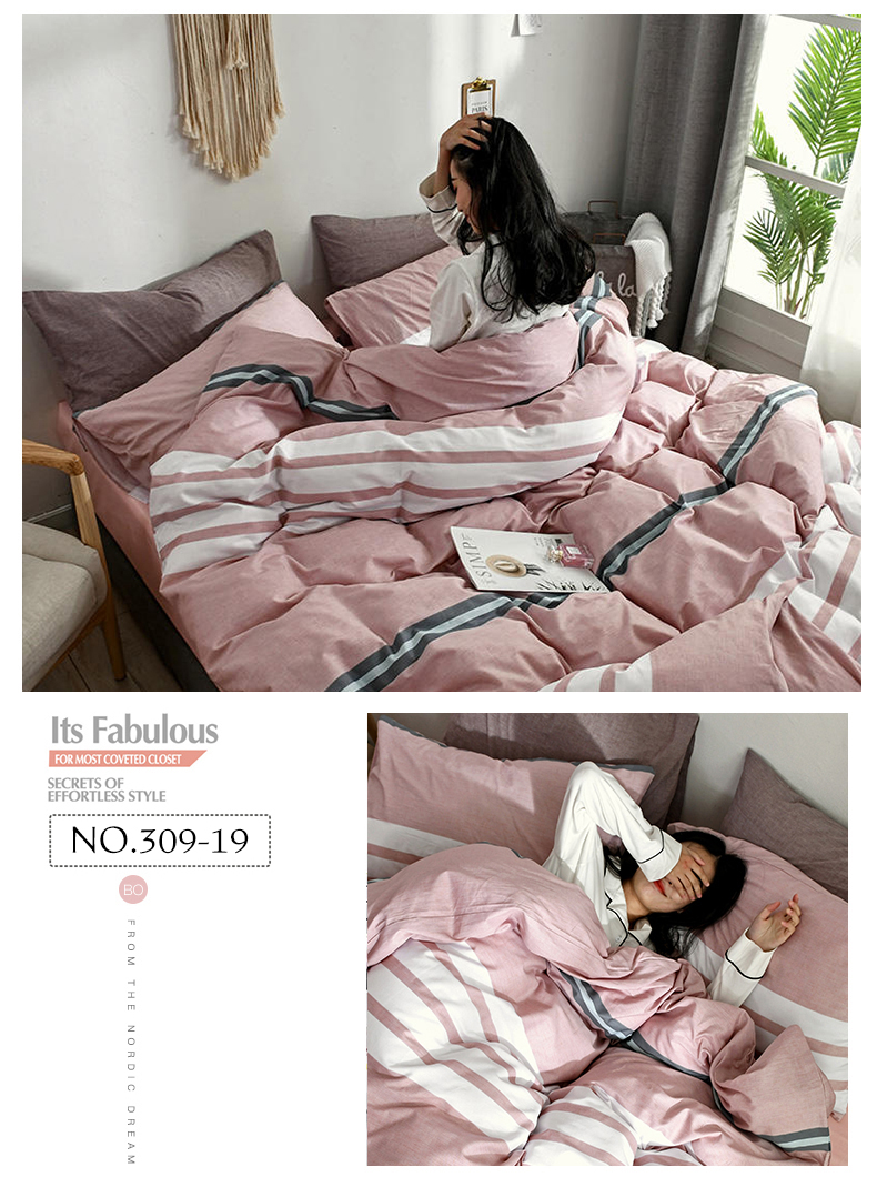 For Homestay Cotton Bed Sheets King Bed