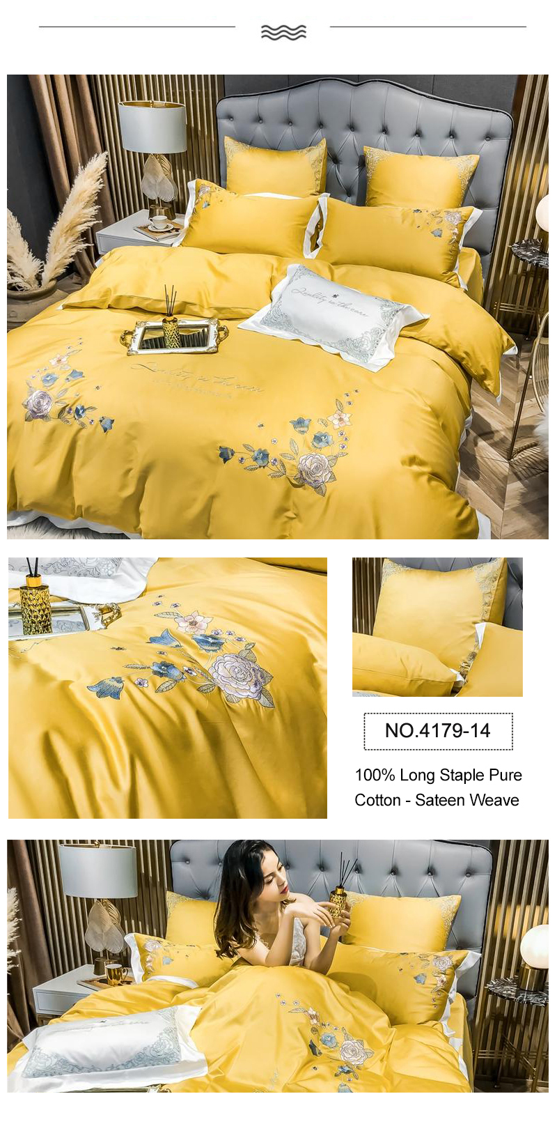 Home Decoration Bedding With LOGO