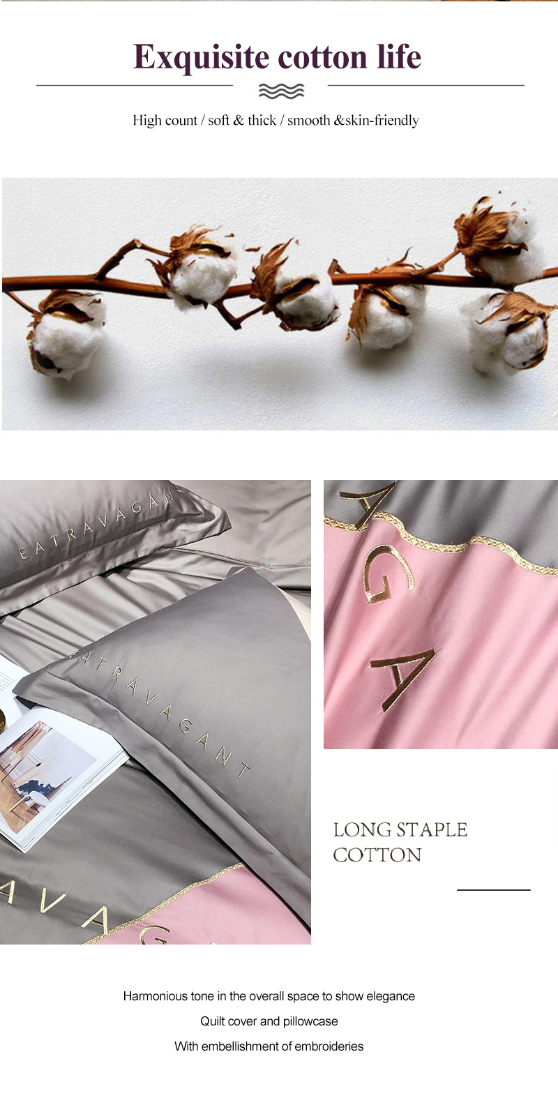 100% Cotton Bed Linen