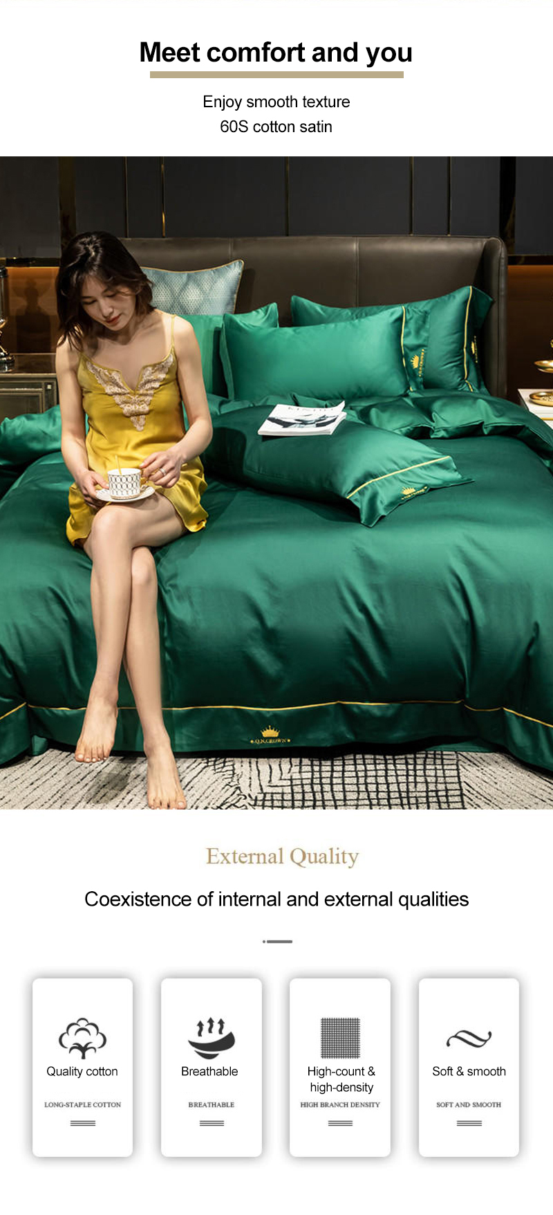 100% Silk Classy Style Bedsheet