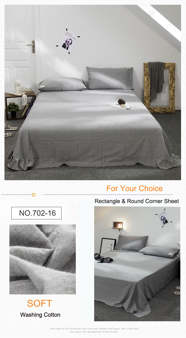 Bedsheet Extra Soft Single Plaid Bedding Set