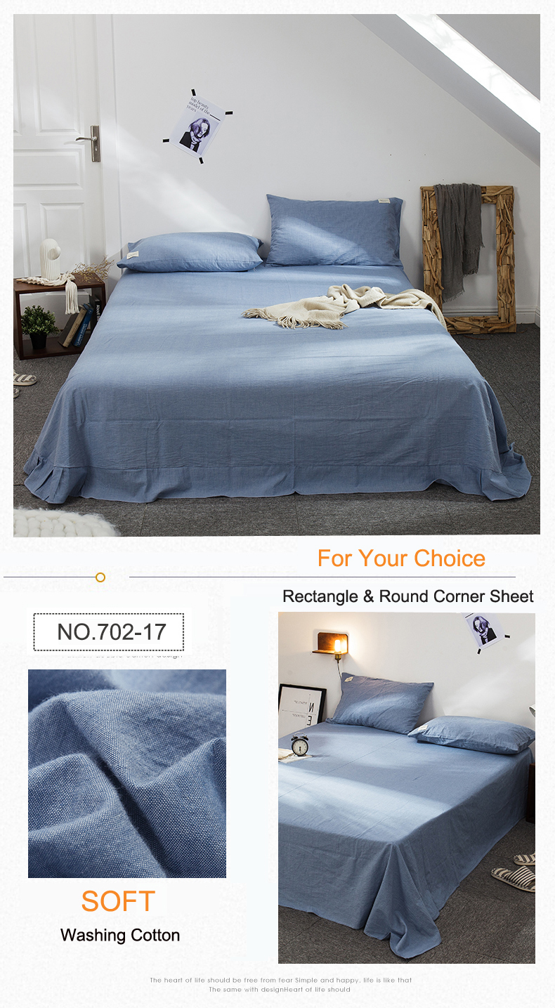 Bedsheet Single Plaid Bedding Set Wholesale
