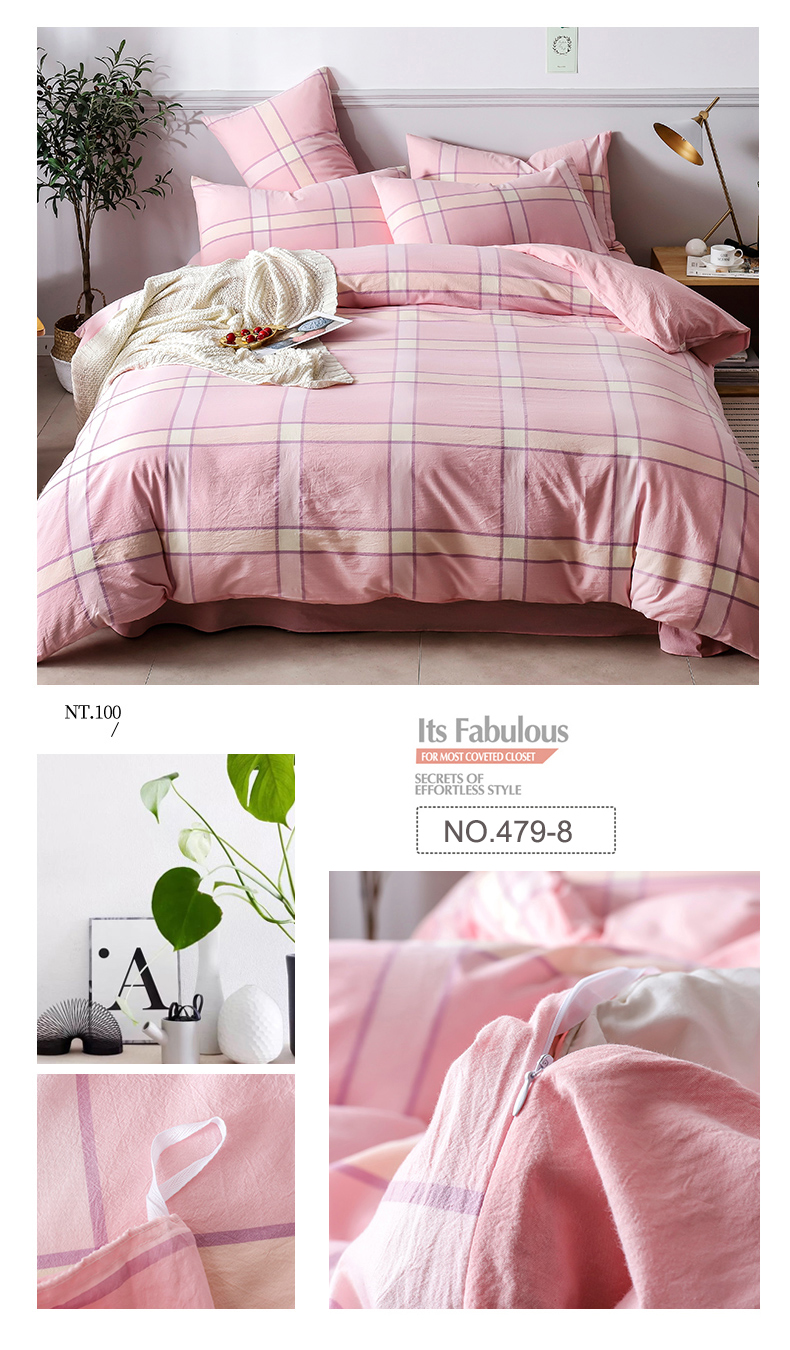 Modern Style University Dorm Bed Sheet Set