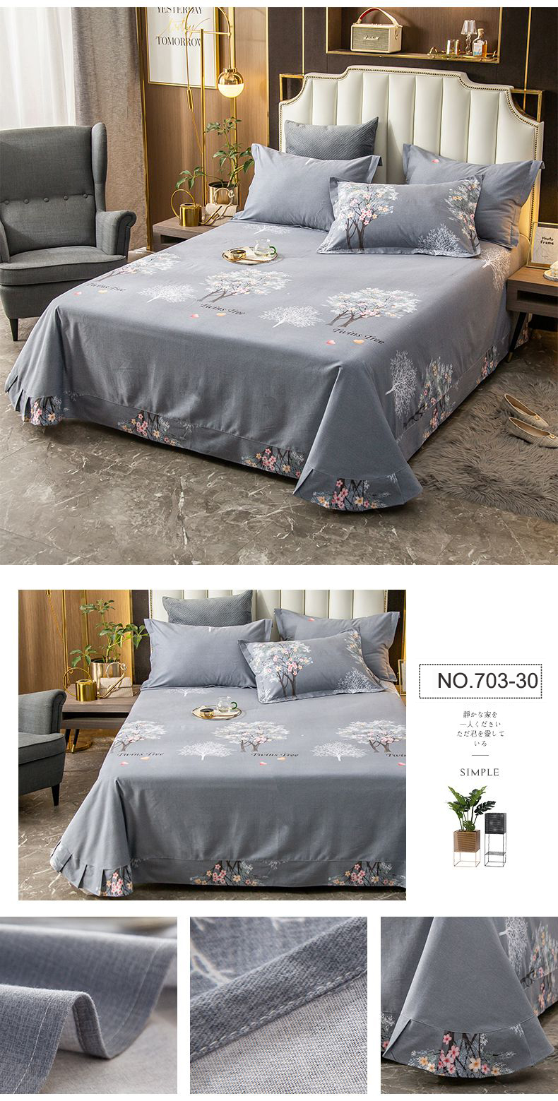 Bed Sheet Set Fashion Style Hypoallergenic