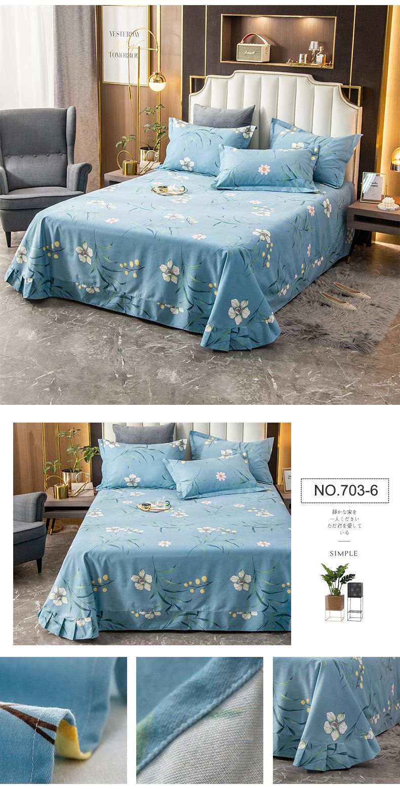 Printing Bedsheet King Bed Linen