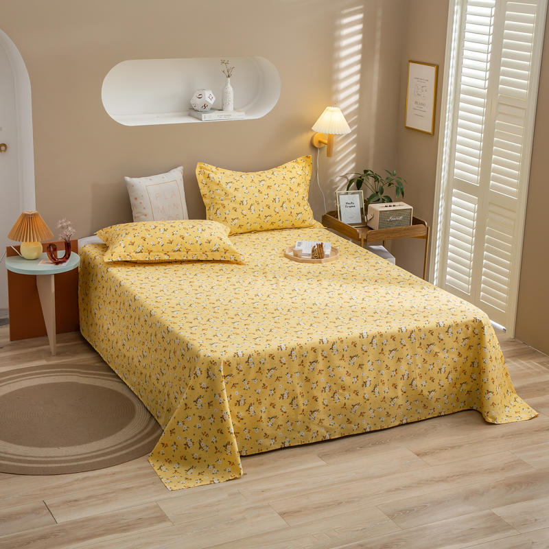 Home Decoration Cotton Fabric Bedsheet