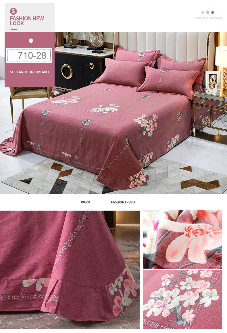 Bedsheet High Quality Hypoallergenic