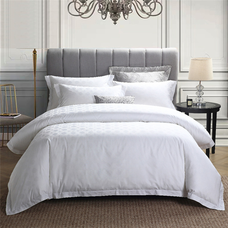 Egyptian Cotton Jacquard Bed Cover Set