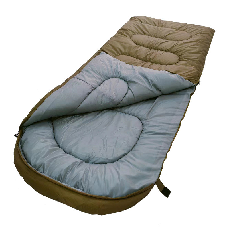 Custom Sleeping Bag Cotton Canvas Winter Envelop Sleeping Bag Hot Sale Travelling Dviring