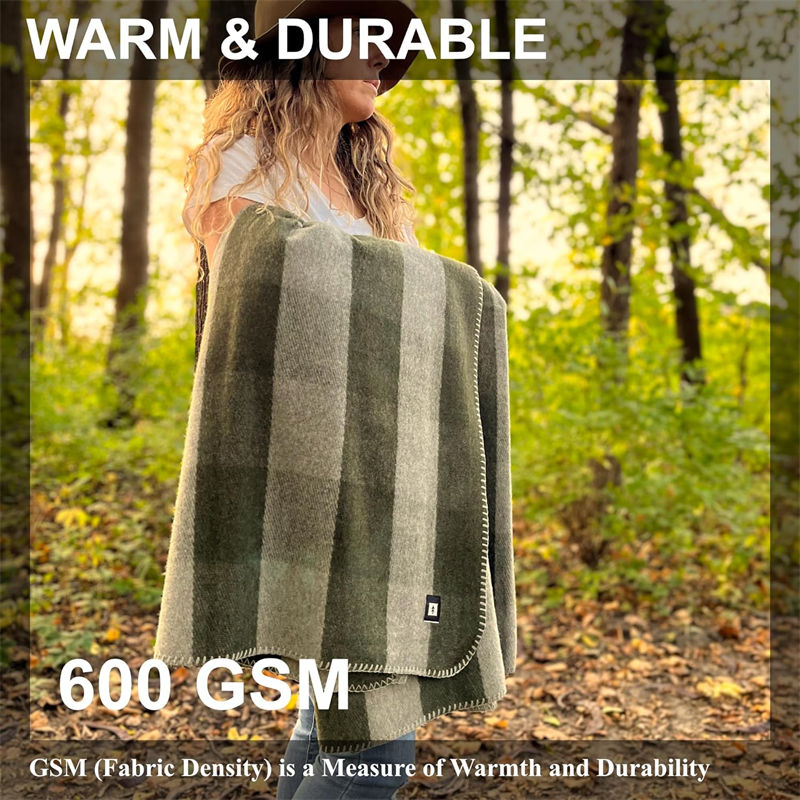 800g 90% Wool Synthetic Blend Blanket