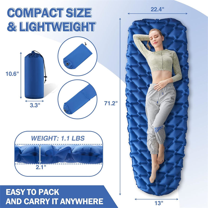 Noiseless United Nations Inflatable Sleeping Pad