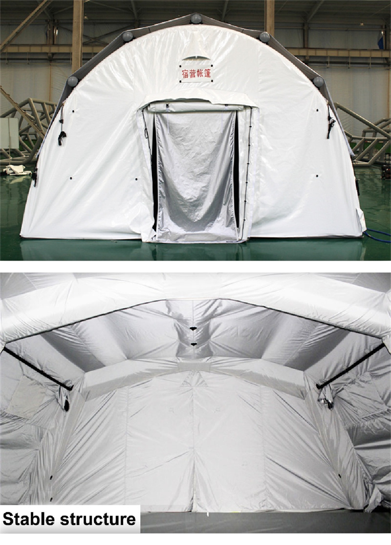 100kg/㎡ snow - load tent White camo warfare