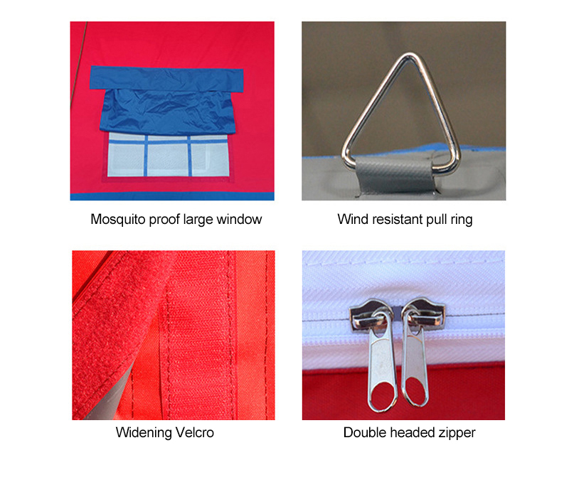 Medium tent ≤10 minute inflation Red&Blue large events