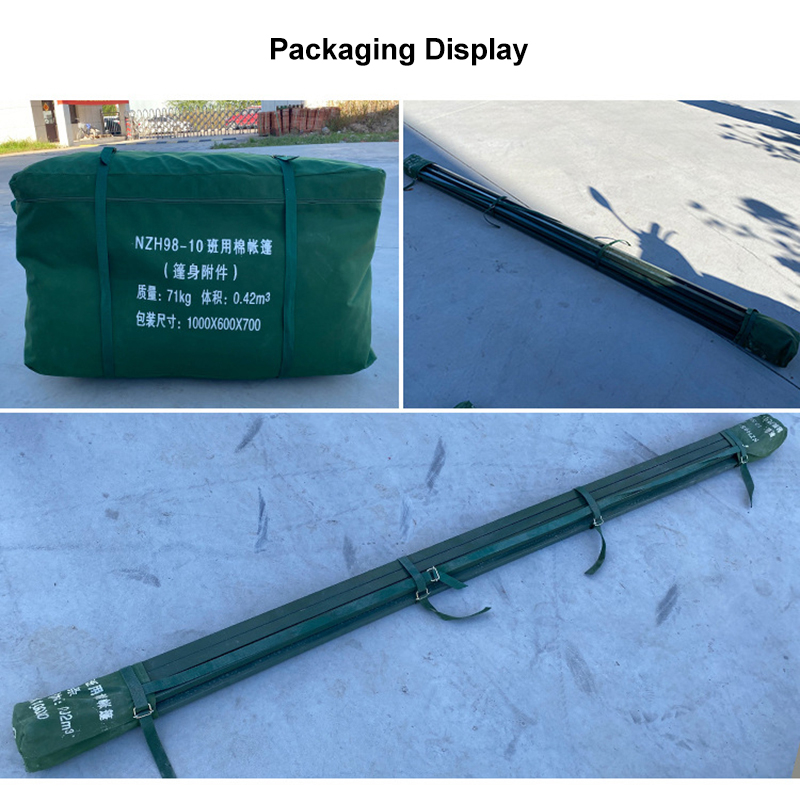 Green tent for urban shelter
