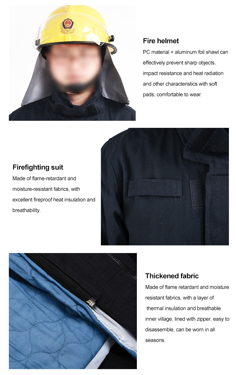 Quick Donning and Doffing Firefighting Suit