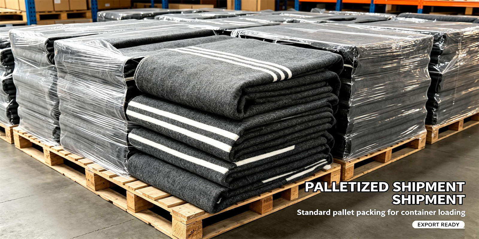 Product view of the recycled-polyester relief blanket prepared for B2B specification review Product view of the recycled-polyester relief blanket prepared for B2B specification review