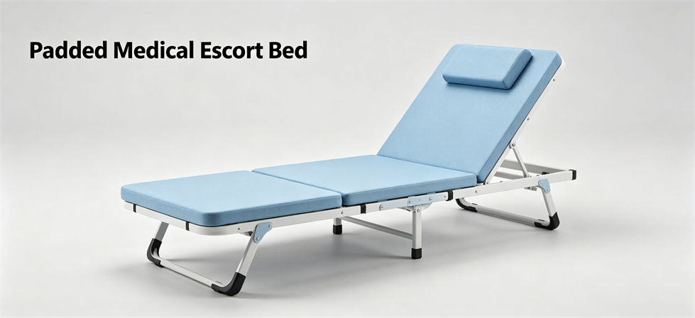 Emergency folding bed packing image for initial sourcing prepared for warehouse storage and batch shipment coordination