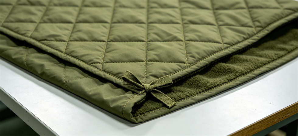 Emergency poncho liner comparison image for initial sourcing used to compare product forms before government procurement approval