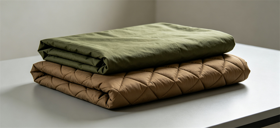 Emergency poncho liner inspection image for initial sourcing shown for buyer sample checks and pre-shipment quality review