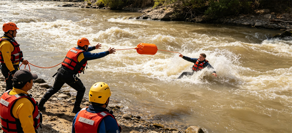 Flood Relief Products showing swiftwater rescue for flood response deployment and multi-site supply planning