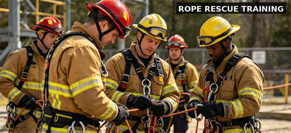 Firefighter gear rope training for institutional procurement, inspection and supply planning
