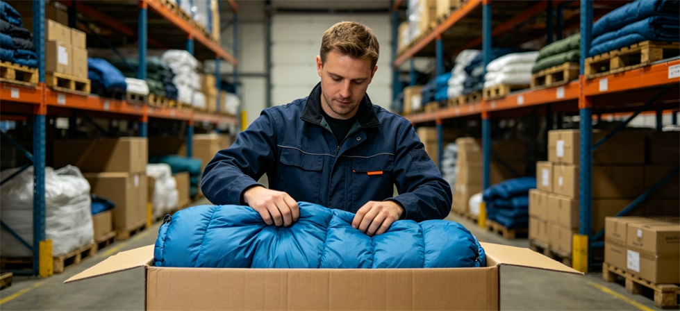 Sleeping bag carton packing for institutional sleeping bag procurement and supply planning