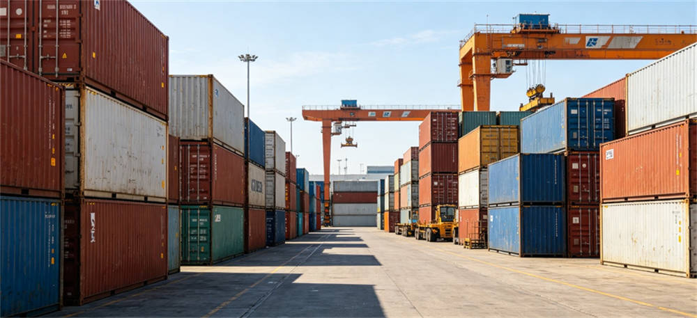 Port container yard shown for delivery terms: what each price actually covers in institutional blanket procurement review